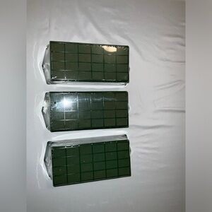 3 pcs. Sealed floral foam cages - leftover wedding supplies / ready for flowers!